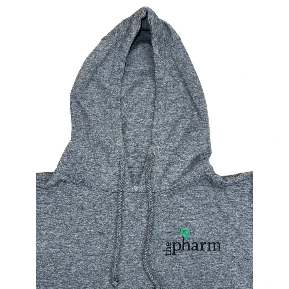 Sportiqe Hoodie Sweatshirt Mens XS The Pharm Gray Drawstring Lightweight‎ Hoodie